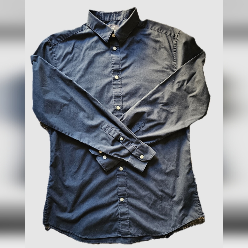 Blue Button Up